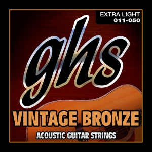 GHS akusztikus húr Vintage Bronz - Extra Light, 11-50