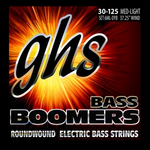 GHS el.basszushúr 6 húros - Boomers, Medium Light 30-126