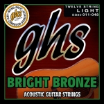 GHS akusztikus húr 12 húros, Bright Bronze - Light, 11-48