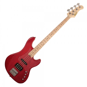 Cort el.basszusgitár, JH, aktív, áttetsző vörös Cort el.basszusgitár, JH, aktív, áttetsző vörös