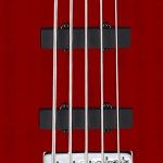 Cort el.basszusgitár, Aktív, 5 húros, vörös