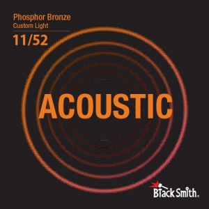 BlackSmith Acoustic Phosphor Bronze, Custom Light 11-52 húr