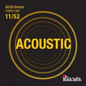 BlackSmith Acoustic Bronze, Custom Light 11-52 húr - 3 szett