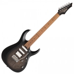 Cort elektromos gitár Fishman elektronikával tokkal, nyílt pórusú fekete burst - elérhető 2024 februárja után