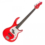 Peavey Milestone® 4 Red - négyhúros basszusgitár, piros