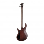 Cort elektromos basszusgitár, fretless, Bartolini Preamp, fekete