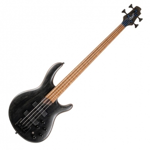 Cort elektromos basszusgitár, fretless, Bartolini Preamp, fekete