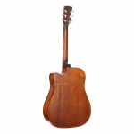 Cort akusztikus gitár elektronikával, mahagóni, cutaway, open pore