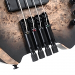 Cort elektromos basszusgitár, Bartolini hangszedők, fej nélküli, csillagpor fekete