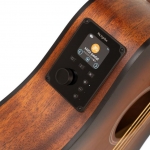 Cort akusztikus gitár HyVibe H2 elektronikával, matt barna burst