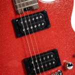 Cort elektromos gitár, Matt Bellamy Signature modell, humbucker szett, csillogó piros - elérhető 2025 augusztus után