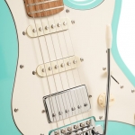 Cort elektromos gitár, Powersound hangszedővel, tengerzöld