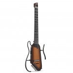 Donner Hush-C silent gitár, elektro-akusztikus, nylonhúros, sunburst