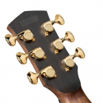 Cort akusztikus gitár, oldalsó hanglyukakkal, Fishman elektronikával, félkemény tokkal, Tobacco Sunburst