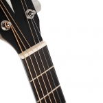 Cort akusztikus gitár Fishman elektronikával, selyemfényű fekete
