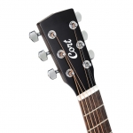 Cort akusztikus mini gitár, mentazöld, tokkal - elérhető 2026 júliusa után