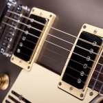 Magneto Velvet Deluxe elektromos gitár, kamrás test, Sunset Gold Silk