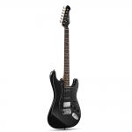 Donner Seeker Deluxe elektromos gitár szett erősítővel, fekete
