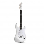 Donner Seeker Deluxe elektromos gitár szett erősítővel, fehér