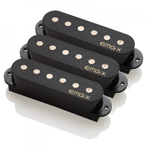 Single Coil gitár pickup szett, fekete