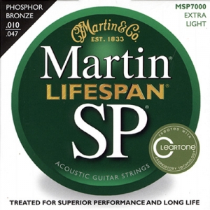 Martin húr akusztikus - Lifespan, foszfor-bronz 10-47